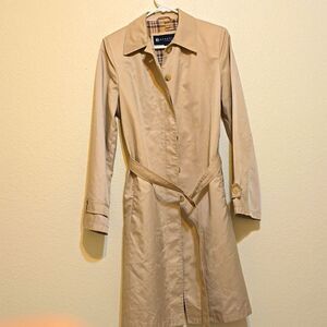 KENNETH COLE REACTION Women’s Tan Raincoat medium